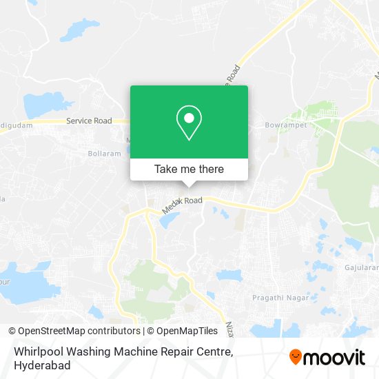 Whirlpool Washing Machine Repair Centre map