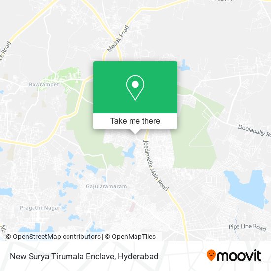 New Surya Tirumala Enclave map