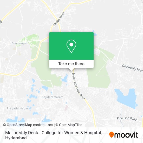 Mallareddy Dental College for Women & Hospital map