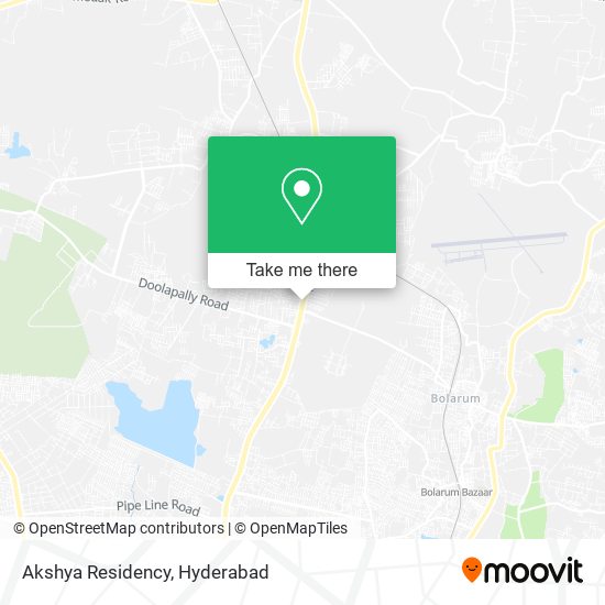 Akshya Residency map