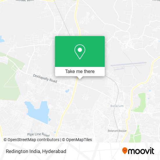 Redington India map