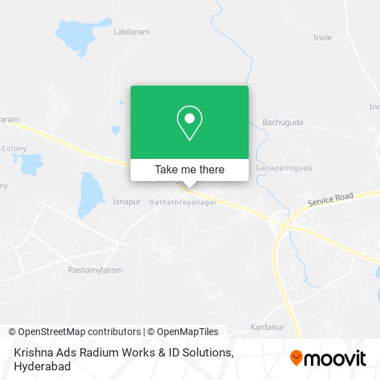 Krishna Ads Radium Works & ID Solutions map