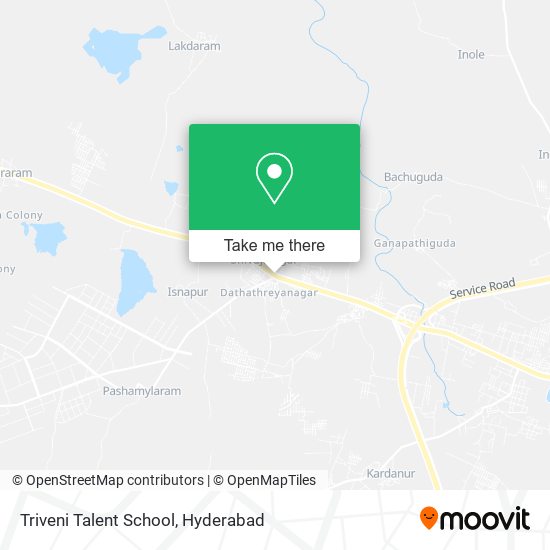 Triveni Talent School map