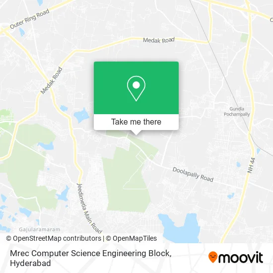 Mrec Computer Science Engineering Block map