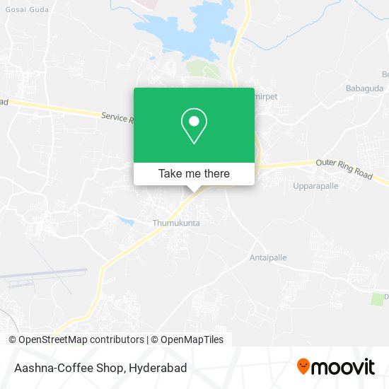 Aashna-Coffee Shop map