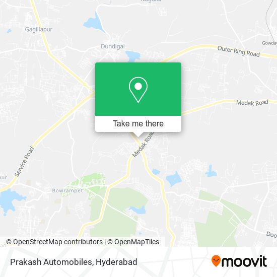 Prakash Automobiles map