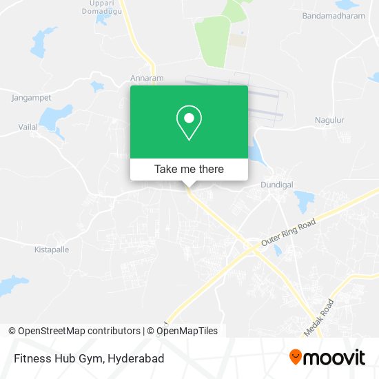 Fitness Hub Gym map