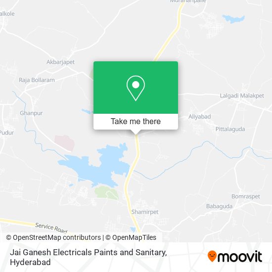 Jai Ganesh Electricals Paints and Sanitary map