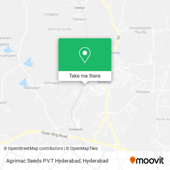 Agrimac Seeds P.V.T Hyderabad map