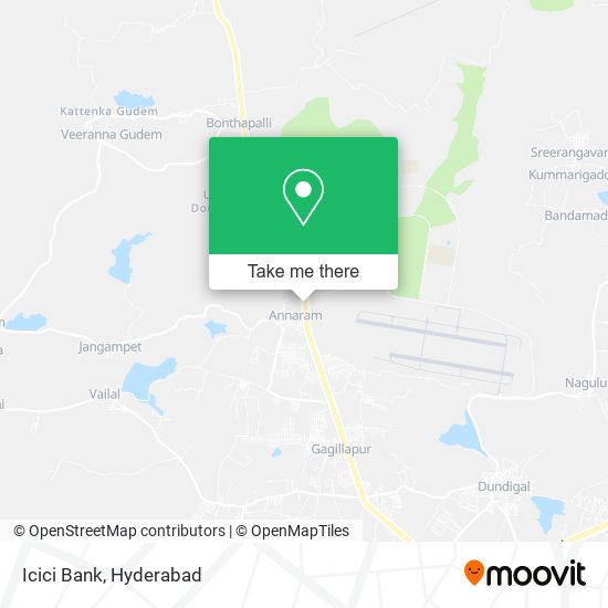 Icici Bank map