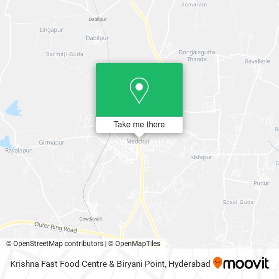 Krishna Fast Food Centre & Biryani Point map