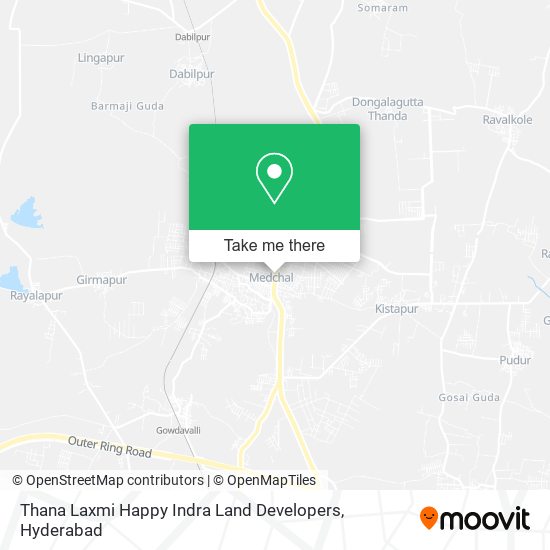 Thana Laxmi Happy Indra Land Developers map