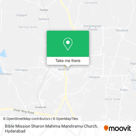 Bible Mission Sharon Mahima Mandiramu-Church map