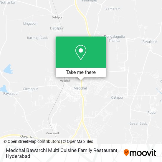 Medchal Bawarchi Multi Cuisine Family Restaurant map