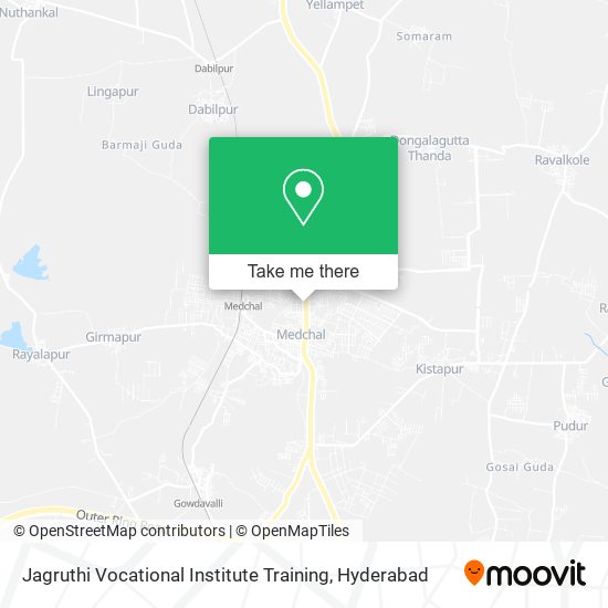 Jagruthi Vocational Institute Training map