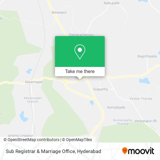 Sub Registrar & Marriage Office map