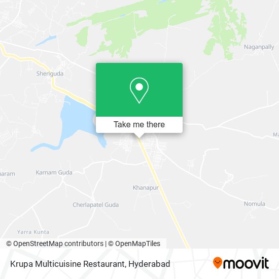 Krupa Multicuisine Restaurant map