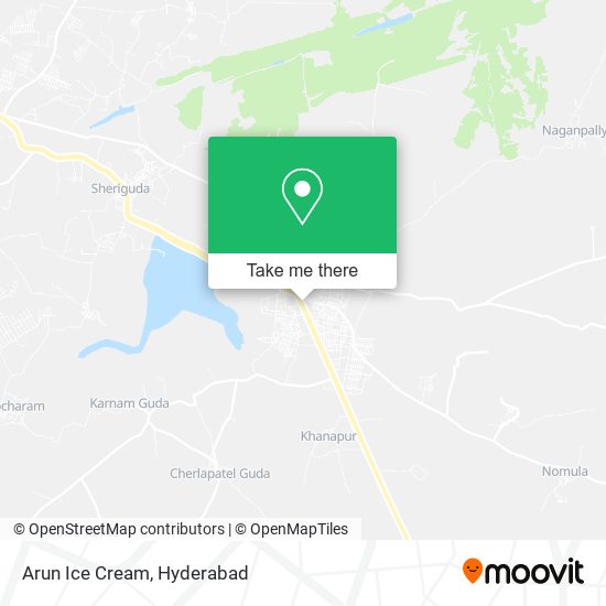 Arun Ice Cream map