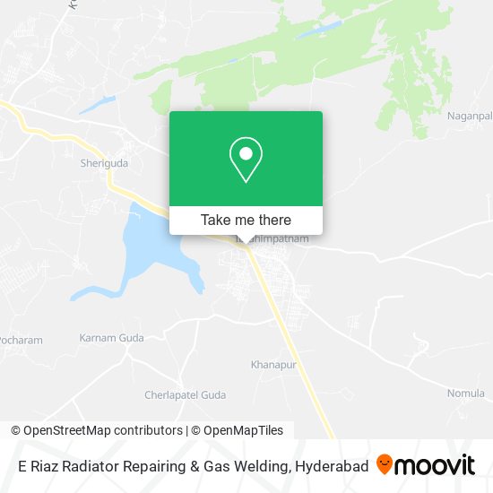 E Riaz Radiator Repairing & Gas Welding map