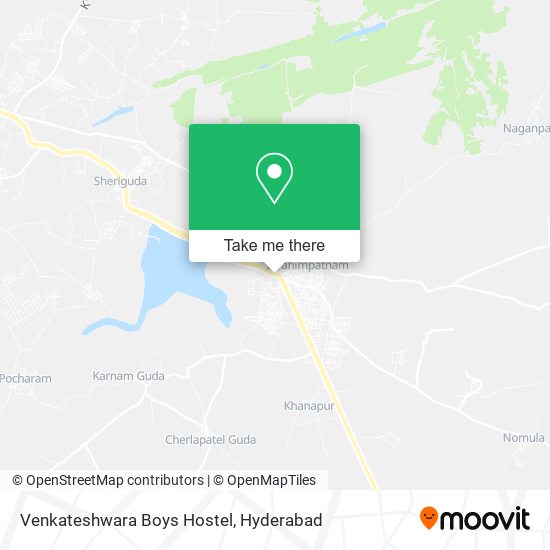 Venkateshwara Boys Hostel map