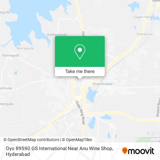 Oyo 89590 GS International Near Anu Wine Shop map