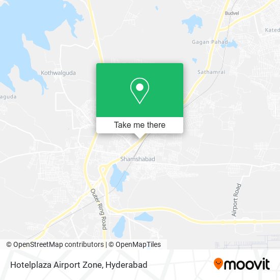 Hotelplaza Airport Zone map