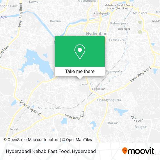 Hyderabadi Kebab Fast Food map