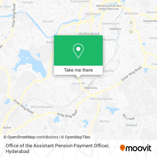 Office of the Assistant Pension Payment Officer map