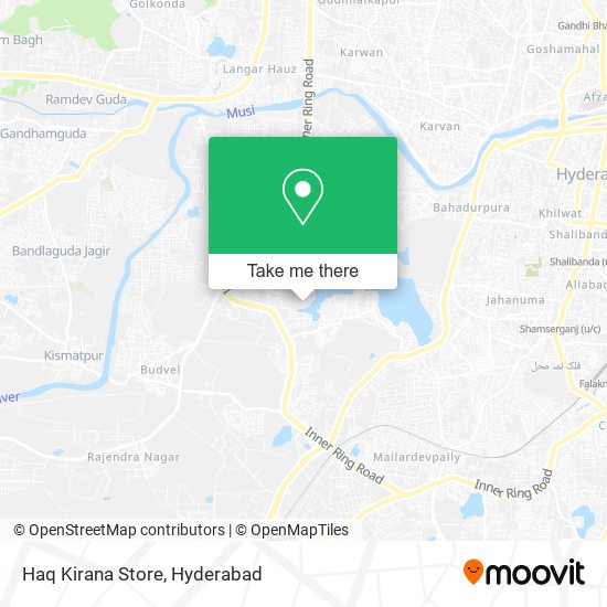 Haq Kirana Store map