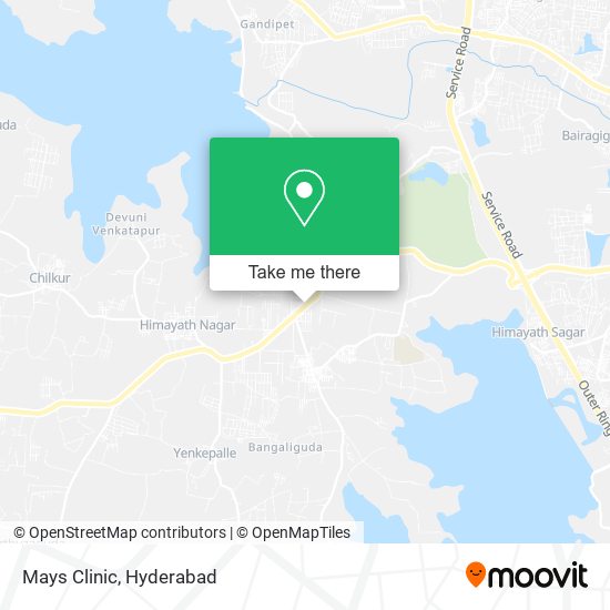 Mays Clinic map