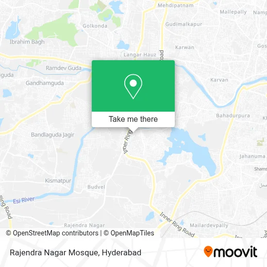 Rajendra Nagar Masjid map