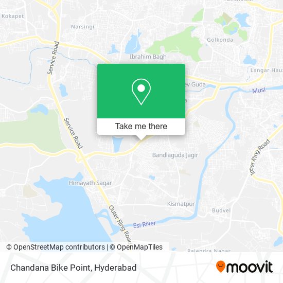 Chandana Bike Point map