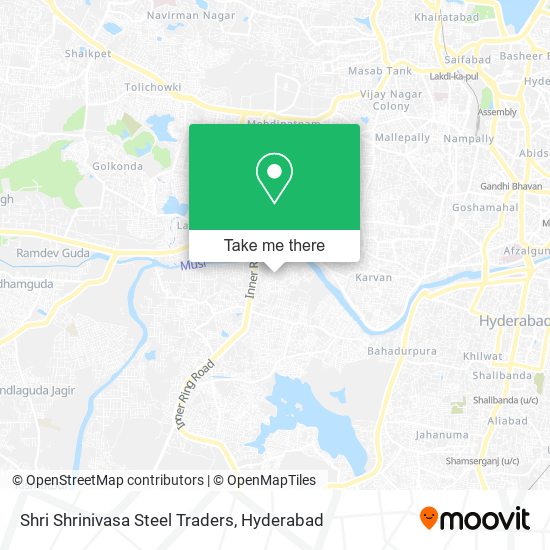 Shri Shrinivasa Steel Traders map