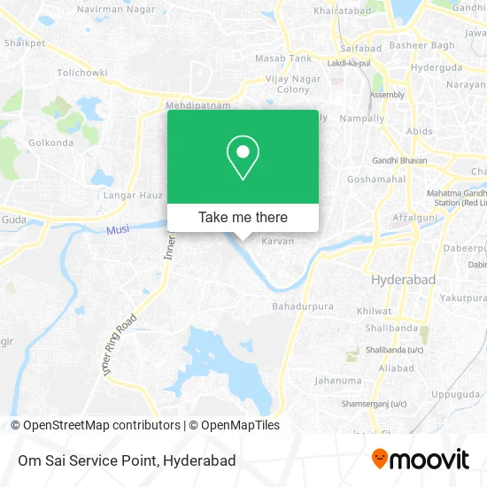 Om Sai Service Point map