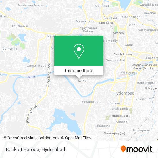 Bank of Baroda map