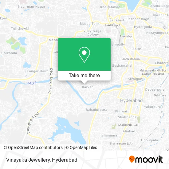 Vinayaka Jewellery map