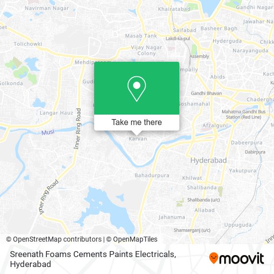 Sreenath Foams Cements Paints Electricals map