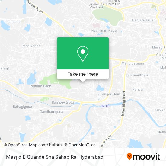 Masjid E Quande Sha Sahab Ra map