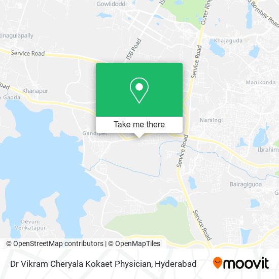 Dr Vikram Cheryala Kokaet Physician map