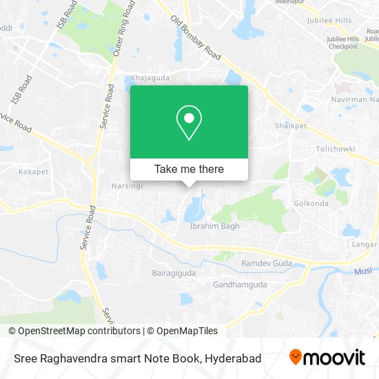 Sree Raghavendra smart Note Book map