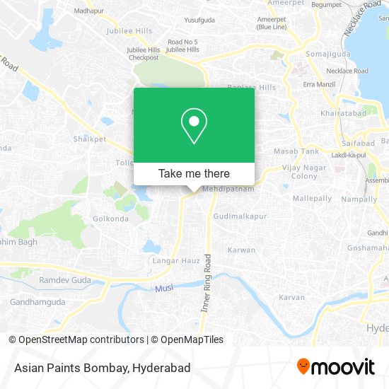 Asian Paints Bombay map