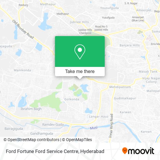 Ford Fortune Ford Service Centre map