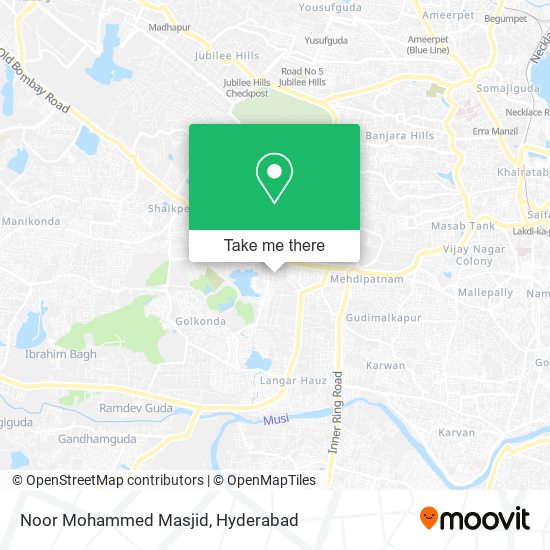 Noor Mohammed Masjid map