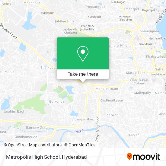 Metropolis High School map