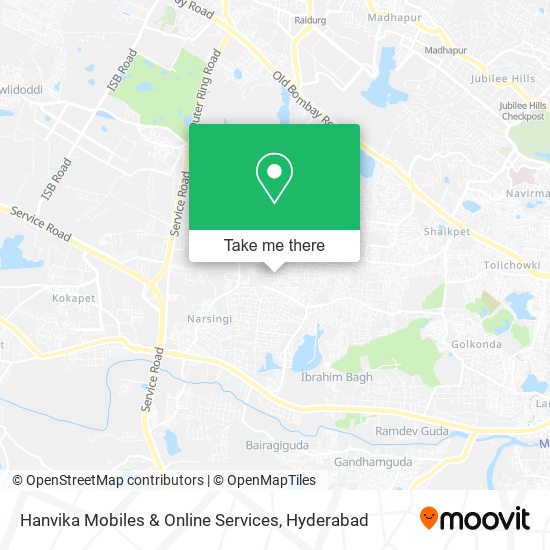Hanvika Mobiles & Online Services map