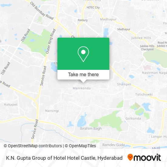 K.N. Gupta Group of Hotel Hotel Castle map