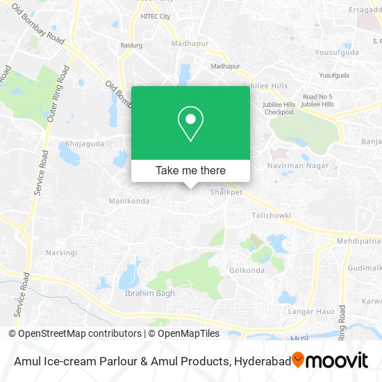 Amul Ice-cream Parlour & Amul Products map