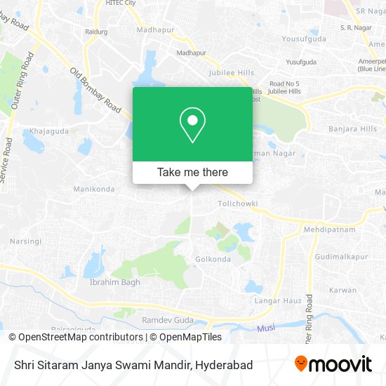 Shri Sitaram Janya Swami Mandir map