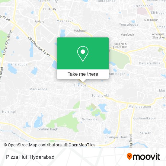 Pizza Hut map