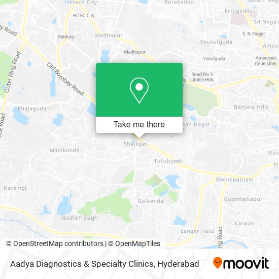 Aadya Diagnostics & Specialty Clinics map